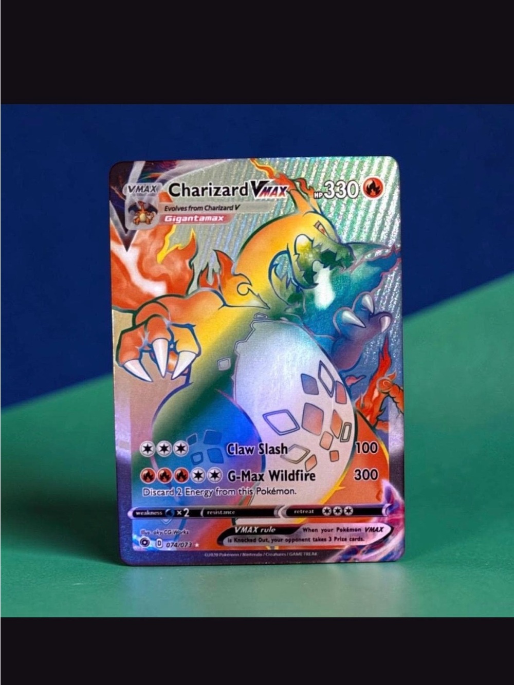 Charizard VMAX champion’s path proxy card